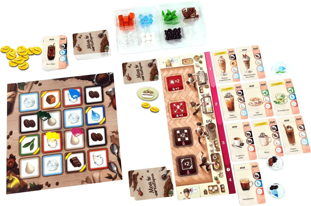 Coffee Rush (My Kavyarnia) — Board Game BOOKLYA Coffee Rush (My Kavyarnia) — Board Game BOOKLYA