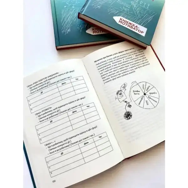 Open motivational workbook from How to Overcome Laziness and Achieve Your Goals guide Open motivational workbook from How to Overcome Laziness and Achieve Your Goals guide