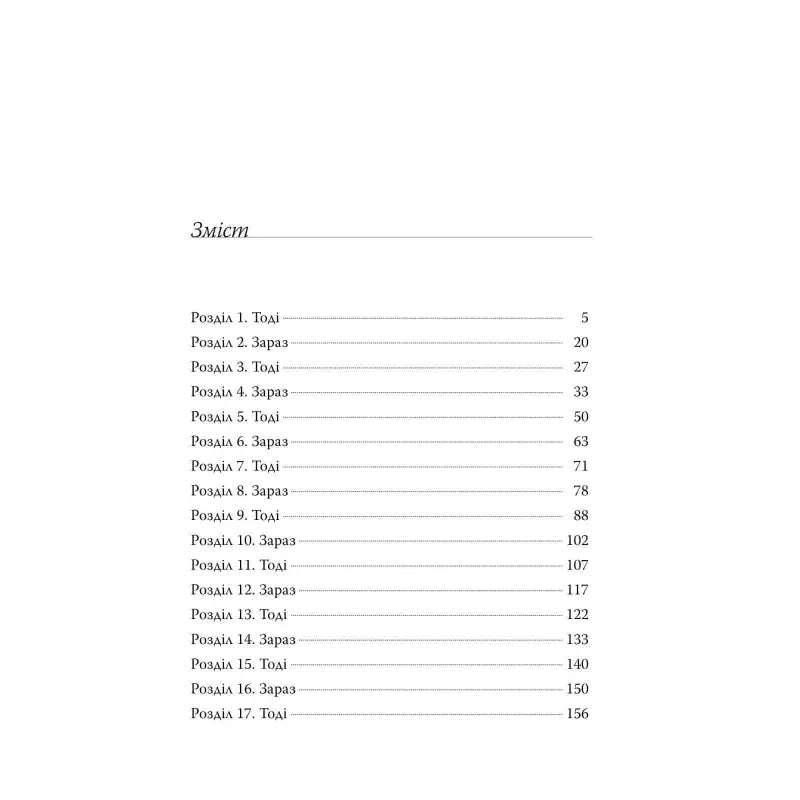 Table of contents listing chapters and page numbers for All Your Perfects by Colleen Hoover.