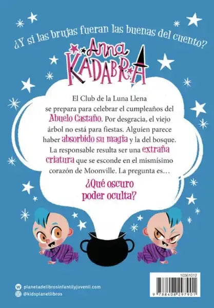 Anna Kadabra 15 book cover with whimsical magical characters Anna Kadabra 15 book cover with whimsical magical characters