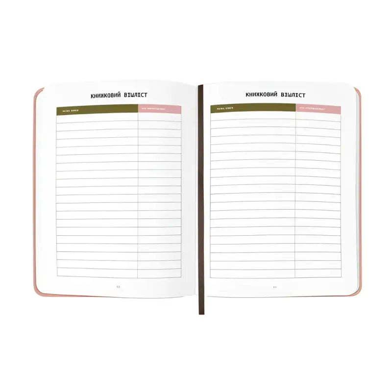 Open lined notebook from Book Lovers Club Reading Journal for lovers club reading enthusiasts Open lined notebook from Book Lovers Club Reading Journal for lovers club reading enthusiasts
