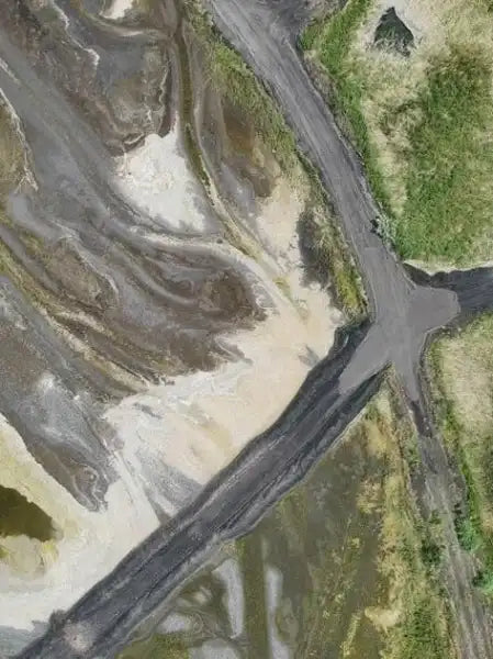 Aerial view of Ukrainian edition river delta and industrial landscape in Bohdan Logvinenko reportage book Aerial view of Ukrainian edition river delta and industrial landscape in Bohdan Logvinenko reportage book