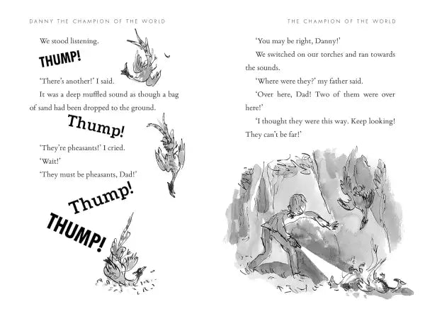 Vintage leather journal cover for Roald Dahl Quentin Blake books Vintage leather journal cover for Roald Dahl Quentin Blake books