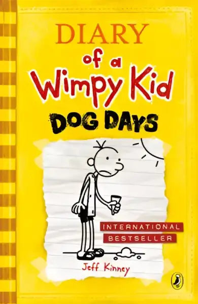 Diary of a Wimpy Kid Book Cover from Dog Days series, popular books for kids Diary of a Wimpy Kid Book Cover from Dog Days series, popular books for kids