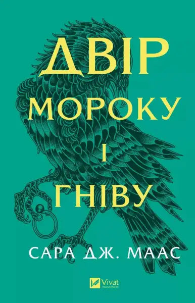 Book cover with a raven for A Court of Mist and Fury fantasy novel Book cover with a raven for A Court of Mist and Fury fantasy novel