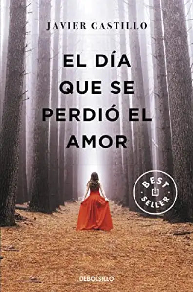 Book cover of Javier Castillo’s Day Love with red dress in forest Book cover of Javier Castillo’s Day Love with red dress in forest