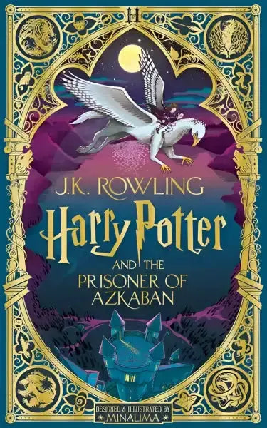 Harry Potter Azkaban MinaLima Edition book cover showcasing detailed artwork Harry Potter Azkaban MinaLima Edition book cover showcasing detailed artwork