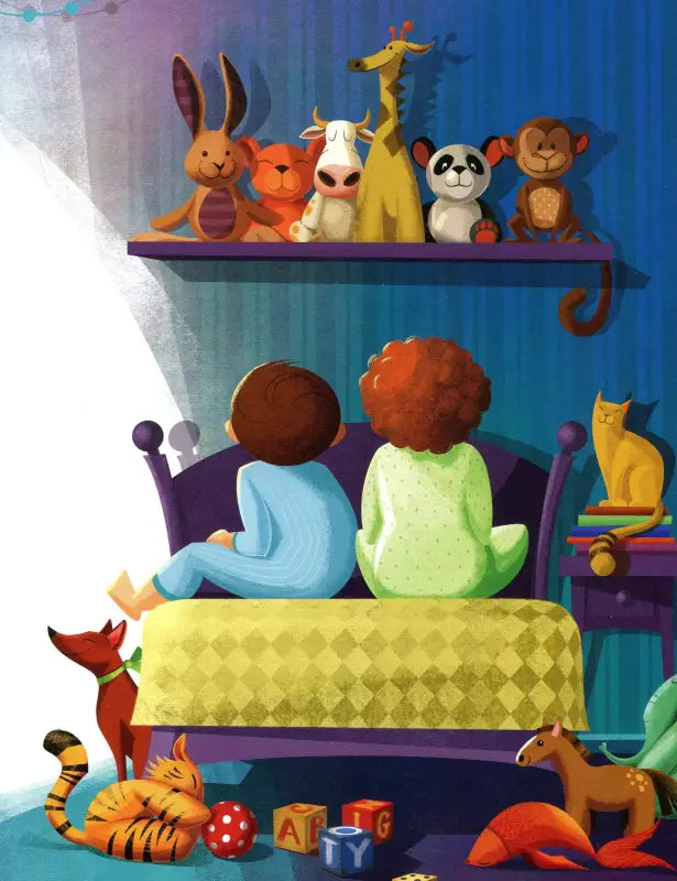 Children’s bedroom scene.