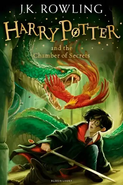 Harry Potter and the Chamber of Secrets book cover showcasing a J.K. Rowling novel for fans Harry Potter and the Chamber of Secrets book cover showcasing a J.K. Rowling novel for fans