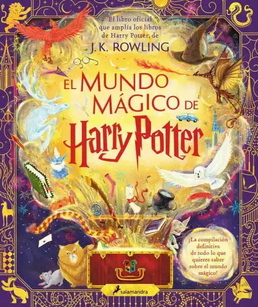 MinaLima edition of Harry Potter books: magical illustrated cover with enchanted chest MinaLima edition of Harry Potter books: magical illustrated cover with enchanted chest