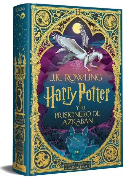 MinaLima edition of Harry Potter and the Prisoner of Azkaban hardcover with hippogriff MinaLima edition of Harry Potter and the Prisoner of Azkaban hardcover with hippogriff