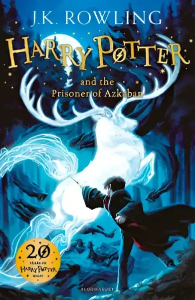 Harry Potter and the Prisoner of Azkaban book cover from the Harry Potter series of English books Harry Potter and the Prisoner of Azkaban book cover from the Harry Potter series of English books