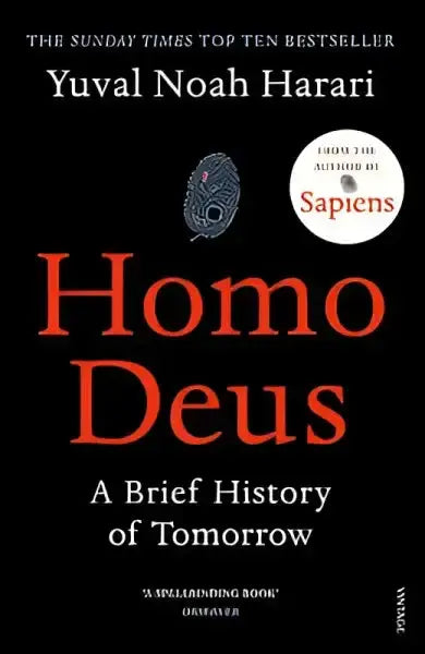 Book cover of Homo Deus by Yuval Noah Harari in the product Homo Deus by Yuval Noah Harari Book cover of Homo Deus by Yuval Noah Harari in the product Homo Deus by Yuval Noah Harari