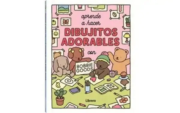 How to Draw Super Cute Things book by Bobbie Goods with pink cover How to Draw Super Cute Things book by Bobbie Goods with pink cover