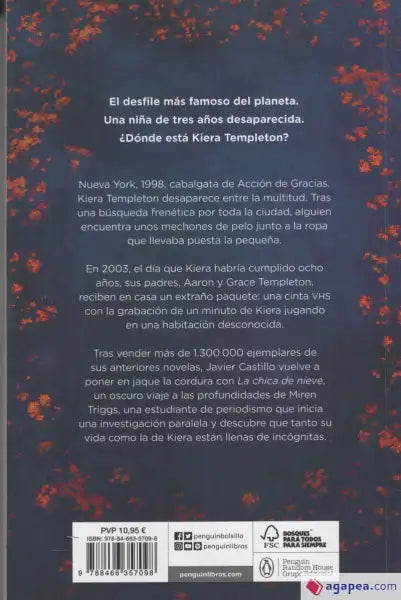 Floral book cover of La chica de nieve by Javier Castillo Floral book cover of La chica de nieve by Javier Castillo