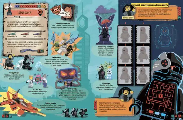 LEGO® Ninjago paperback activity book with character information page for kids LEGO® Ninjago paperback activity book with character information page for kids