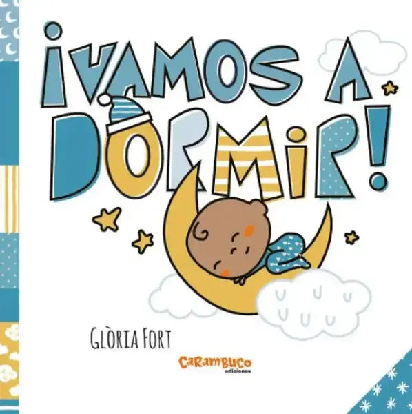 Moon-shaped Glòria Fort pillow with sleeping baby, bedtime story design Moon-shaped Glòria Fort pillow with sleeping baby, bedtime story design