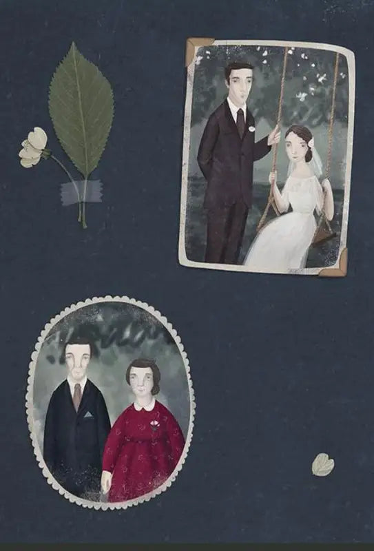 Vintage scrapbook page.