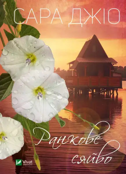 Morning Shine Book by Sarah Jio with a cover featuring white flowers, perfect for book lovers