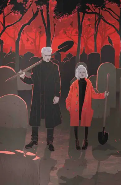 Ukrainian edition of Ominous by Victoria E Schwab book cover with grim graveyard scene Ukrainian edition of Ominous by Victoria E Schwab book cover with grim graveyard scene