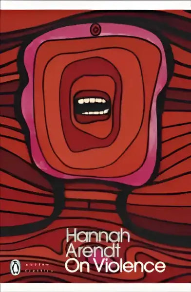 Book cover with abstract screaming mouth from ON VIOLENCE English books series Book cover with abstract screaming mouth from ON VIOLENCE English books series