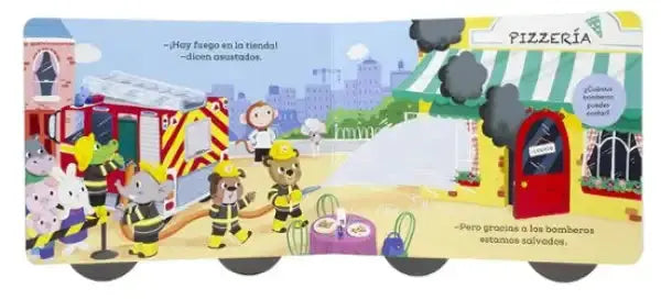 Osito Tito fire truck toy set by Benji Davies books Osito Tito fire truck toy set by Benji Davies books