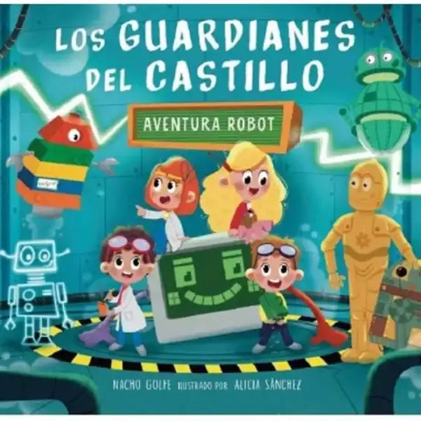 Colorful robot toy from Aventura Robot book by Nacho Golfe Colorful robot toy from Aventura Robot book by Nacho Golfe