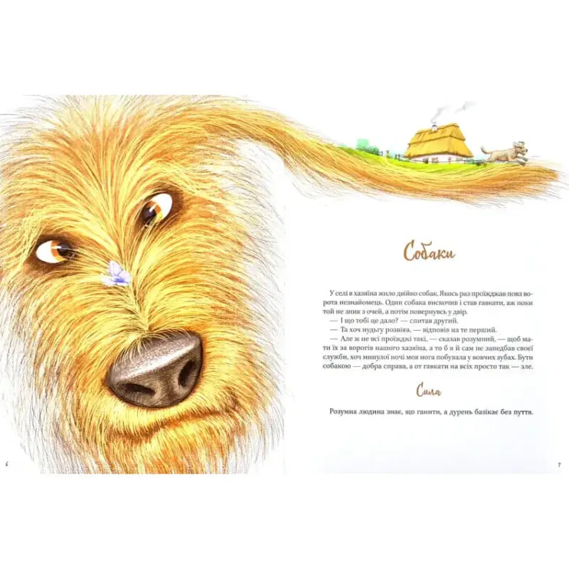 Whimsical dog illustration from Skovoroda Fables by Innokentiy Korshunov and Leonid Ushkalov Whimsical dog illustration from Skovoroda Fables by Innokentiy Korshunov and Leonid Ushkalov