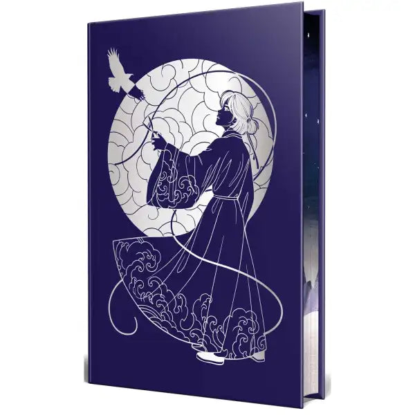 Dark blue book with silver illustration from Spin the Dawn Ukrainian Edition by Elizabeth Lim Dark blue book with silver illustration from Spin the Dawn Ukrainian Edition by Elizabeth Lim