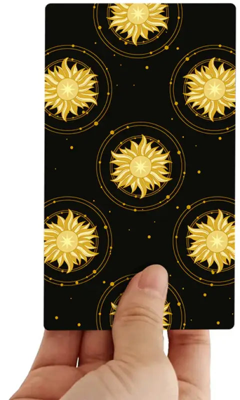 Tarot cards Ukrainian edition featuring a sun pattern from Tarot Cards Rider–Waite set Tarot cards Ukrainian edition featuring a sun pattern from Tarot Cards Rider–Waite set