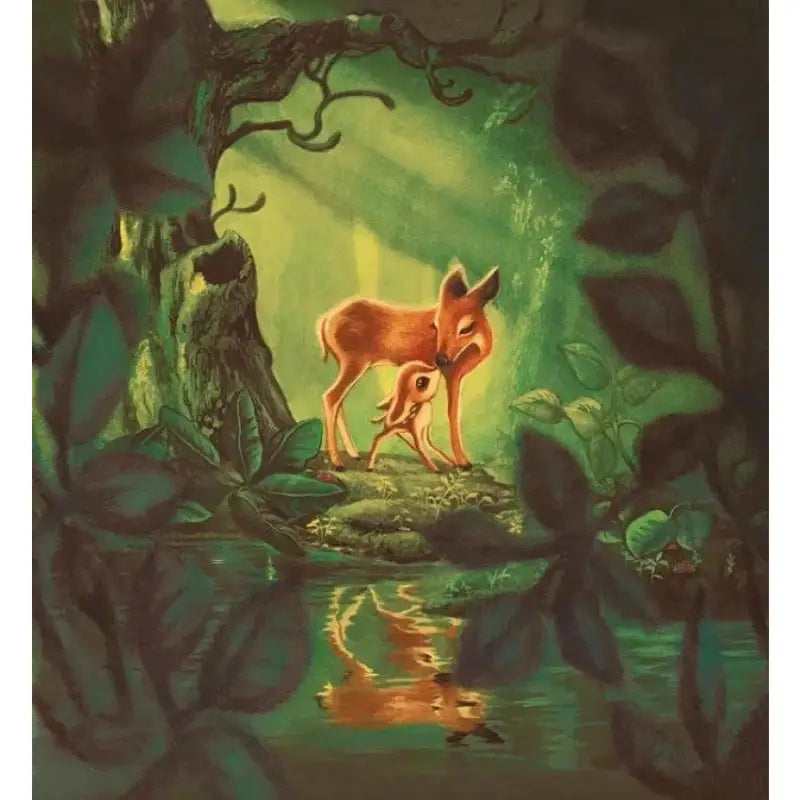 Deer and fawn reflection from the Ukrainian picture book The Best Mum in the World Deer and fawn reflection from the Ukrainian picture book The Best Mum in the World