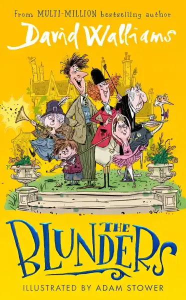 Children’s book cover from The Blunders by David Walliams, a popular English books author Children’s book cover from The Blunders by David Walliams, a popular English books author