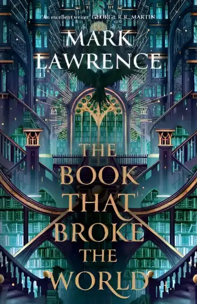 Fantasy book cover for The Book That Broke the World showcasing an adventurous world theme Fantasy book cover for The Book That Broke the World showcasing an adventurous world theme