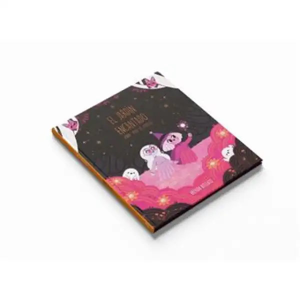 Black and pink notebook with gold edges by Brenda Bossato, Cáprica Ediciones Black and pink notebook with gold edges by Brenda Bossato, Cáprica Ediciones