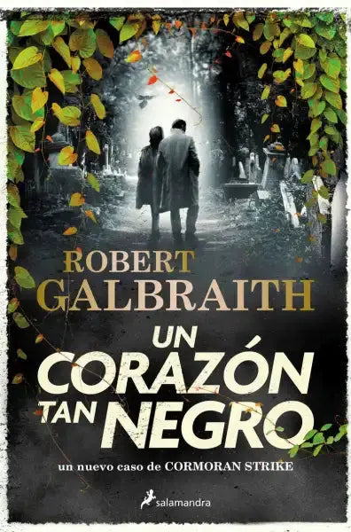 Ink Black Heart book cover with cemetery scene in Spanish Ink Black Heart book cover with cemetery scene in Spanish