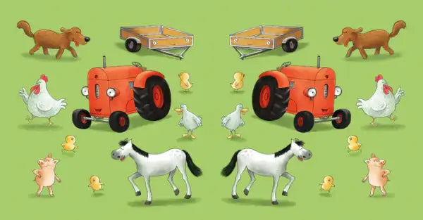 Natali Kvintart children’s picture book with farm animals and machinery collections Natali Kvintart children’s picture book with farm animals and machinery collections