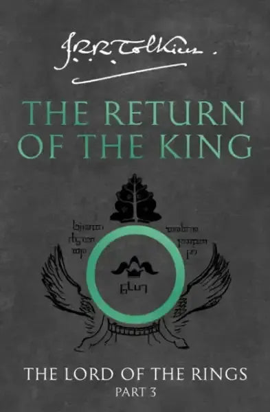 Tolkien Brings The Return of the King English Books Green Logo Tolkien Brings The Return of the King English Books Green Logo