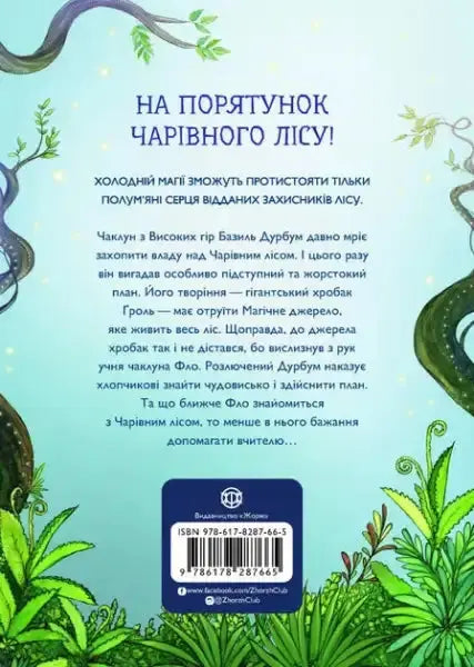 Back cover of Sorcerer’s Apprentice: Sorcerer’s Curse book with Ukrainian vines and barcode Back cover of Sorcerer’s Apprentice: Sorcerer’s Curse book with Ukrainian vines and barcode