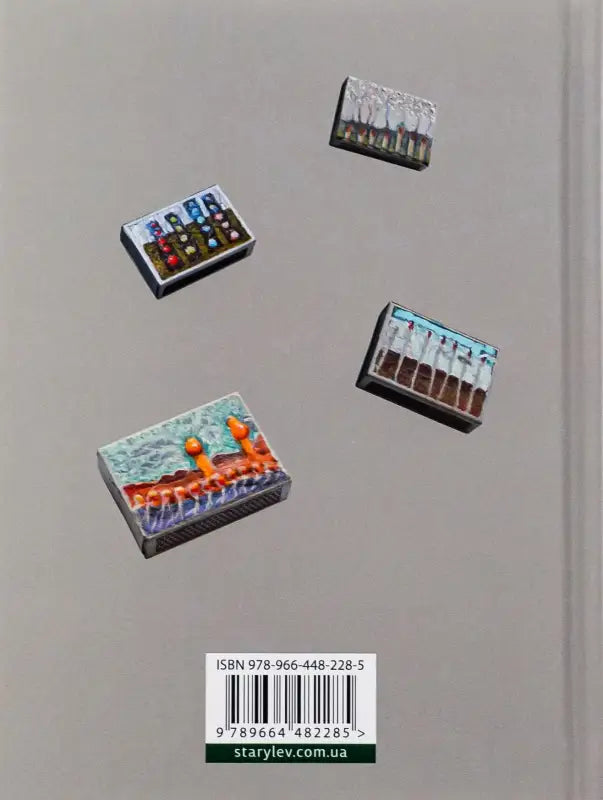 Four decorative matchboxes.