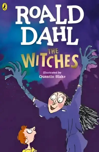 Children’s book cover of The Witches by Roald Dahl from the best English books collection Children’s book cover of The Witches by Roald Dahl from the best English books collection