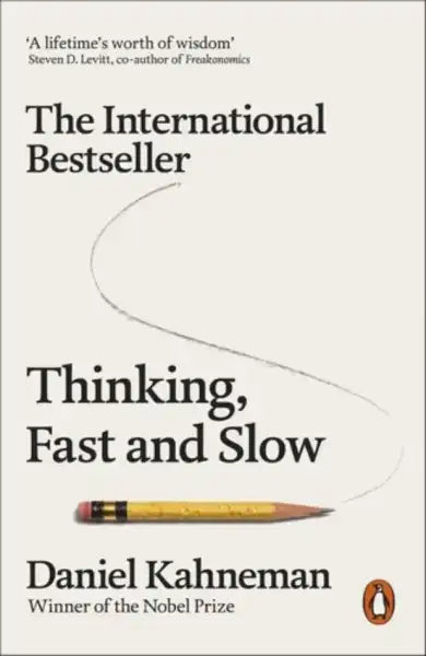 Book cover for Thinking Fast and Slow, popular English books on cognitive science Book cover for Thinking Fast and Slow, popular English books on cognitive science