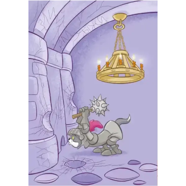 Cartoon cat knight from Tom & Jerry Tales Fire Breathing Tom Cat Ukrainian Hardcover Cartoon cat knight from Tom & Jerry Tales Fire Breathing Tom Cat Ukrainian Hardcover
