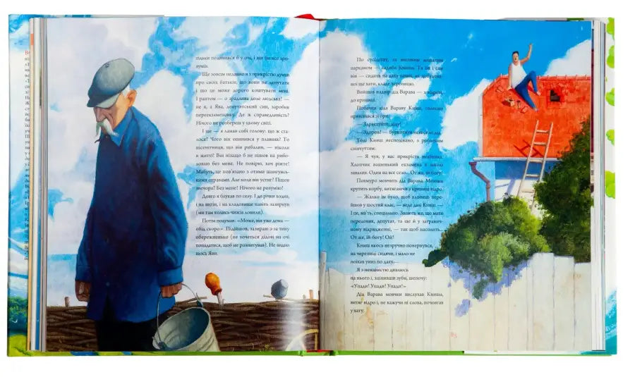 Open children’s book.