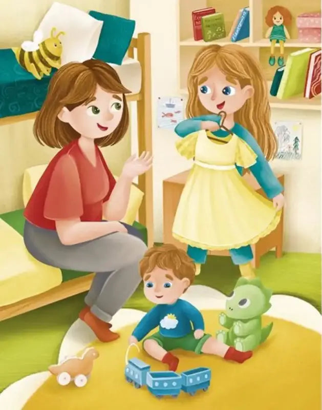 Children’s bedroom scene.