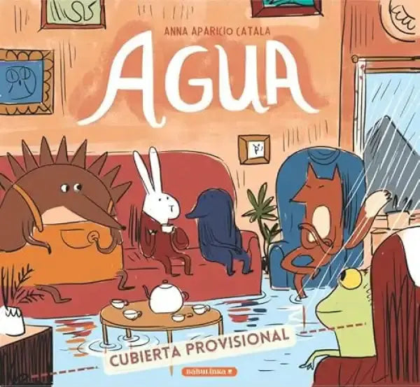 Anna Aparicio picture book Water: brown glazed ceramic teapot with textured spout and handle Anna Aparicio picture book Water: brown glazed ceramic teapot with textured spout and handle