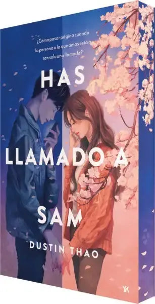 Book cover of You Called Sam by Dustin Thao under cherry blossoms Book cover of You Called Sam by Dustin Thao under cherry blossoms