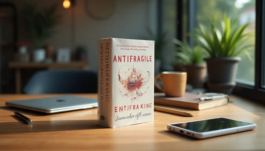 Antifragile book cover illustrating antifragile strategies for modern entrepreneurs in risk management
