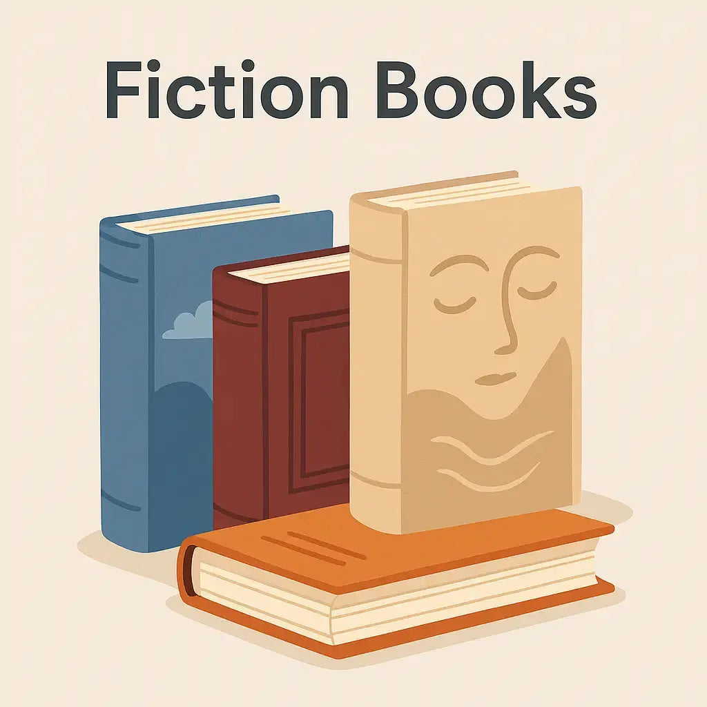 Stack of fiction books from Best Fiction Books collection featuring top English books