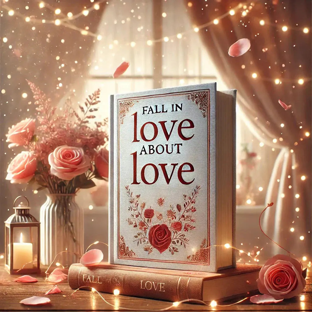 Romance collection featuring romantic books and English books display on shelf