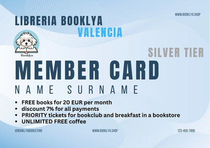 Booklya Membership Card Valencia - BOOKLYA